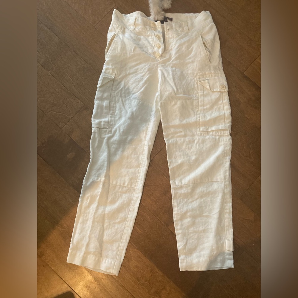 Vintage Ralph lauren purple label cargo pants linen small